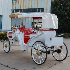 Carruaje Eléctrico para Caballos, Carruaje de Lujo para Maratones Ecuestres, Paseos Turísticos, Bodas, Carroza de Calabaza, Transporte Especial - Product Image 5