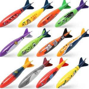Jouets de piscine en plastique pour enfants de 5 à 7 ans, ensemble géant avec sac de rangement, jeux de piscine, jeux d'eau pour l'été, jouets de baignade, poissons - Product Image 3