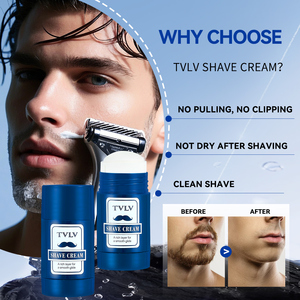 <span class=keywords><strong>Crème</strong></span> <span class=keywords><strong>dépilatoire</strong></span> pour hommes TVLE OEM 2026 de haute qualité, à la mousse lisse, portable et pratique, pour le visage, le nettoyage et l'élimination des poils - Product Image 1