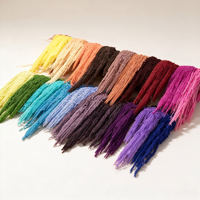 Fleurs séchées d'amarante suspendues en gros, multicolores, à longues tiges, style bohème pour la décoration de mariages et d'intérieurs