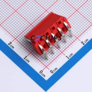 XY-VH3.96-5A21-R Wire-to-Board Pin Header Bent Lead Through Hole,P=3.96mm Connector 1x5P 3.96mm Right Angle Insert VH - Product Image 2