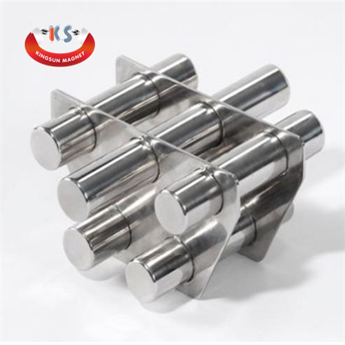 6000 8000 10000 12000 13000 Gauss Neodymium Magnetic Grids Cylinder Magnets Magnetic Stand Filter Hopper Magnet for Separation