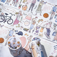 Ruban Washi Large Personnalisé Kawaii Spécial Huile Livraison en 7 Jours Ruban Adhésif pour Scrapbooking et Journal
