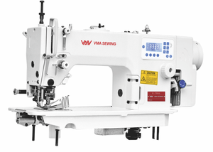 Diferencial superior de cama plana de alta eficiencia VMA con cortador y plegador, máquina de coser de aguja única para ropa - Product Image 4