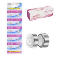 Mercury0 % 1.5V pile bouton AG4/LR377/LR626 pile pour montre pile alcaline pile bouton