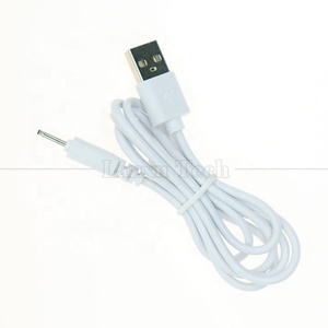 Özelleştirilmiş 1M 2M 3m beyaz siyah şarj USB DC 2.0X0.6mm şarj aleti kablosu vibratör için hoparlör kulaklık - Product Image 6