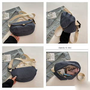Nouveau Sac Banane Femme Imperméable en Nylon, Forme Baril, Personnalisé, de Marque, avec Fermeture Éclair, pour Course, Voyage et Activités de Plein Air - Product Image 6
