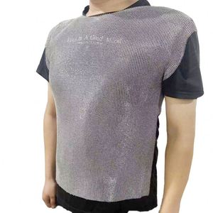 Tablier en maille d'acier inoxydable 316 de qualité alimentaire, résistant aux couteaux, pour boucher - Product Image 1