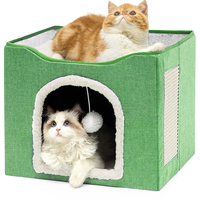 Nouveau modèle produit nid de chat hexagonal chaud en peluche durable lit pour chien amovible tapis de mémoire lit pour chat
