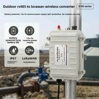 Collecteur de données basse consommation LoRaWAN DTU RS485 Modbus pour l'extérieur, avec batterie IP67, pour la surveillance des conduites d'eau en agriculture
