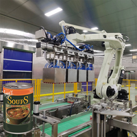 Leadworld — sac automatique de graines de ciment, emballage de haricots en coton, Robot, babouche, système de pallissage, Machine pour emballer le riz