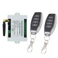 Commutateurs de télécommande DC12V DC24V commutateur sans fil intelligent 4CH électronique relais RF 12V Code d'apprentissage 433mhz