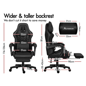 Chaise de jeu professionnelle Qatar 2026 pour les joueurs d'e-sport, chaise de jeu de niveau tournoi avec accoudoirs et appuie-tête réglables - Product Image 2