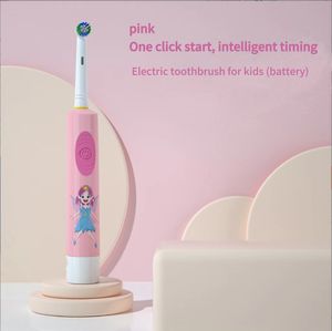 Batteria transfrontaliera per bambini con testina tonda rotante per spazzolino elettrico DuPont testina compatibile con orale-<span class=keywords><strong>b</strong></span> - Product Image 4