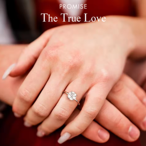 Bague de fiançailles et de mariage pour femme en argent sterling 925 plaqué or blanc avec diamant Moissanite rond de 1 carat VVS Gra Mossanite Solitaire - Product Image 6