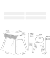 Table à dessin magnétique pour bébé Table et chaise d'étude en plastique pour enfants Rangement en Chine Ensemble de bureau pour école pour enfants à vendre