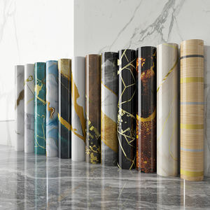 자가 접착식 폼 3D 벽지 롤 기하학적 패턴 방수 벽 스티커 서재 벽용 홈 데코레이션 - Product Image 5