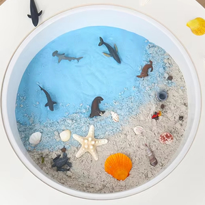 Unisex Montessori bé trẻ em cảm giác chơi Khay nắp giáo dục sớm Đồ chơi món quà hoàn hảo 2-7 năm cảm giác bin công cụ đồ chơi - Product Image 3