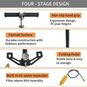 Bomba Manual de Aire de Alta Presión Sin <span class=keywords><strong>Aceite</strong></span> Hongchang SolidTop ST-MP450-F PCP |   Compresor de Aire Portátil, Inflador de Balones Deportivos para Automóvil - Product Image 4
