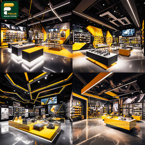 Présentoir de Magasin de Vêtements Haut de Gamme Moderne, Meuble Mural de Présentation de Mode, Comptoir de Caisse - Product Image 5