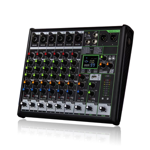 RX6-PRO USB Audio Mixer met 48V Phantom Power Stereo <span class=keywords><strong>DJ</strong></span> Mixer Mute-knop voor Live Streaming Podcasting Studio - Product Image 5