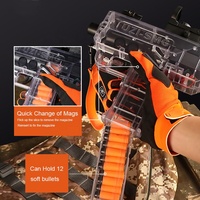Nueva Pistola de Juguete Eléctrica UZI, Ametralladora de Dardos de Bala Blanda EVA, Disparo de Ráfaga, Regalo de Cumpleaños para Niños, Juguete para Deportes al Aire Libre