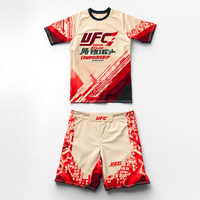 T-shirt et short d'entraînement unisexe Venom UFC High Spring à séchage rapide et respirant, avec logo avant, pour boxe, Muay Thai et arts martiaux