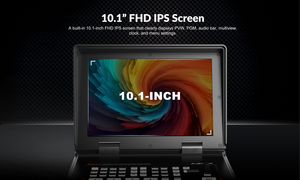 Switcher Video SDI HDMI Portatile a 4 Canali con Monitor LCD IPS da 10,1 Pollici per Streaming e Trasmissioni Professionali - Product Image 3