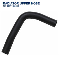 Selang Radiator HUAPENG OE 16571-22200, Selang Karet EPDM Pendingin Otomatis, Cocok OEM 1:1 untuk Pipa Pendingin Mesin Toyota