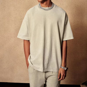 Camiseta Vintage de Algodón 100% de 315 GSM, Estilo Streetwear, Lavado Ácido, Talla Grande para Hombre - Product Image 1