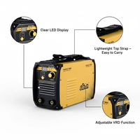 Poste à souder MMA portable JUBA MMA-219M 120/230V 4.6/8.8kVA 85% de rendement DC INVERTER DC Motor à économie d'énergie IGBT pour vente directe