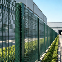 Clôture de sécurité en treillis métallique galvanisé et antirouille 358 à prix réduit, haute sécurité anti-intrusion pour l'exportation mondiale