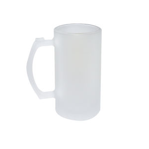 Topjlh Sublimation tasses en verre blanc 16oz tasses à bière givré verre à bière <span class=keywords><strong>personnalisé</strong></span> pour mari <span class=keywords><strong>papa</strong></span> hommes cadeau - Product Image 1