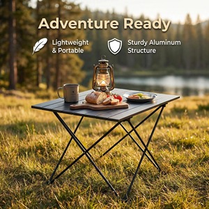 Muebles Plegables Portátiles de Acero al Carbono <span class=keywords><strong>Wen</strong></span> <span class=keywords><strong>Yan</strong></span>, Estilo Camping, Rectangulares, Pequeños, para Picnic, Viajes en Auto - Product Image 6
