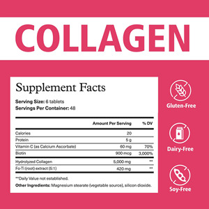 Tabletas de Colágeno con Biotina en Paquete OEM ODM, Favorecen la Salud del Cartílago y una Mejor Absorción de Nutrientes, Tabletas de Vitamina <span class=keywords><strong>C</strong></span> - Product Image 2