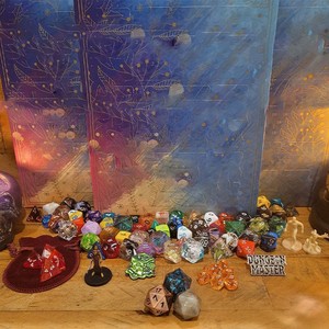 Calendario de Adviento de Navidad Nueva llegada Dungeones and Dragons Mystery Blind Box Dice Calendario de Adviento Regalo de Navidad para niños - Product Image 2