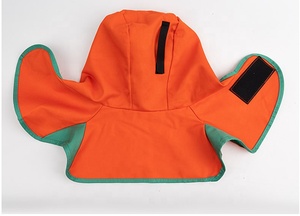 Capa de soldador Han <span class=keywords><strong>Tu</strong></span> HT2640 ignífuga, resistente al fuego, a prueba de polvo, sin ranuras, a prueba de salpicaduras, a prueba de quemaduras - Product Image 2