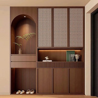 Porte sur mesure en bois massif, armoire murale, plinthe, meuble de salon, mobilier de salon