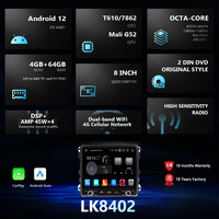Android 12 DSP Carplay para Porsche Cayenne II 2010-2017 reproductor Multimedia automático navegación GPS coche Radio Estéreo Unidad Principal 2 Din