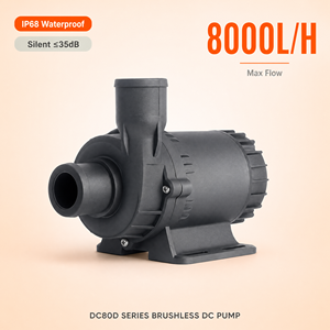 <span class=keywords><strong>Pompe</strong></span> à eau CC sans balais, débit max. 6600-8000 L/H, hauteur de refoulement max. 6-10 m, <span class=keywords><strong>pompe</strong></span> centrifuge submersible silencieuse pour irrigation, bassin à poissons, fontaine - Product Image 1