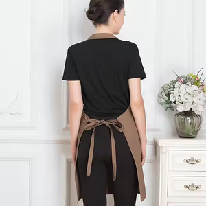 Chất Lượng Cao Bông Baker Tạp Dề Biểu Tượng Tùy Chỉnh Nhà Bếp Đầu Bếp Barista Vải Tạp Dề Có Thể Điều Chỉnh BBQ Vườn Thêu Tạp Dề Delantal - Product Image 5