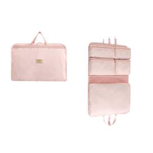 Nueva bolsa de almacenamiento portátil para viaje, 7 en 1, gran capacidad para ropa interior, organizador de viaje, rosa, beige, gris, tipo gancho, rectangular - Product Image 2