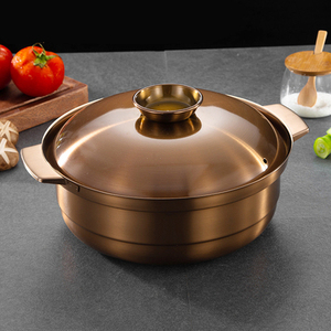 Coconut Chicken Soup Commercial Stainless Steel Gas Cooker Household <strong>Stew</strong> <strong>Pot</strong> - Product Image 6
