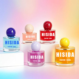 Tùy Chỉnh Dễ Thương Vòng 50Ml 100Ml Nước Hoa Chai Thủy Tinh Cao Cấp Rỗng Nước Hoa Phun Chai Với Cap - Product Image 4