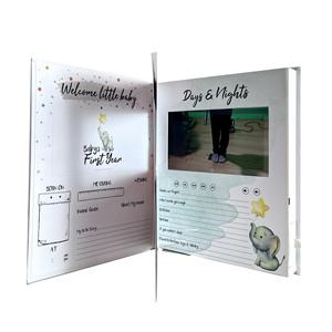 Promotional Advertising Customized Handmade Paper-based Thermal Transfer Printed Video <b>Box</b> Gift <b>Card</b> Holiday <b>Wedding</b> YNG Brand - Product Image 2