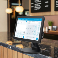 Vente en gros 15.6 pouces tout-en-un POS caisse enregistreuse écran tactile bureau Android Win10 systèmes pour POS caisse enregistreuse