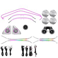 Nouveaux kits d'éclairage ambiant colorés W205 pour Mercedes Benz Classe C W205 GLC X253, éclairage d'ambiance LED, mise à niveau de l'éclairage intérieur