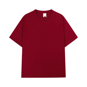 T-shirt à col rond surdimensionné minimaliste en gros - Coton doux et respirant, haut décontracté à manches courtes pour tous les jours - Product Image 2