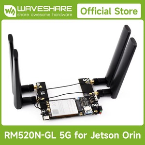 Módulo Waveshare 5G/4G/3G diseñado para Jetson Orin, incluye módulo RM520N-GL, compatible con redes 5G NSA y SA, GNSS K780 - Product Image 2