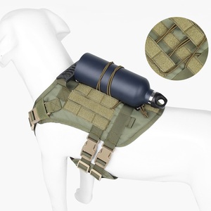 Chaleco táctico duradero para mascotas, abrigo para perros grandes, arnés para perros de pecho para entrenamiento de mascotas al aire libre de alta resistencia - Product Image 2